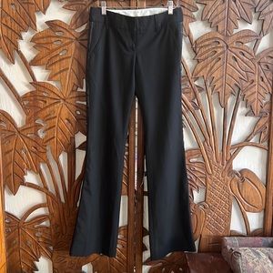 Black dress slacks with satin stripe down sides